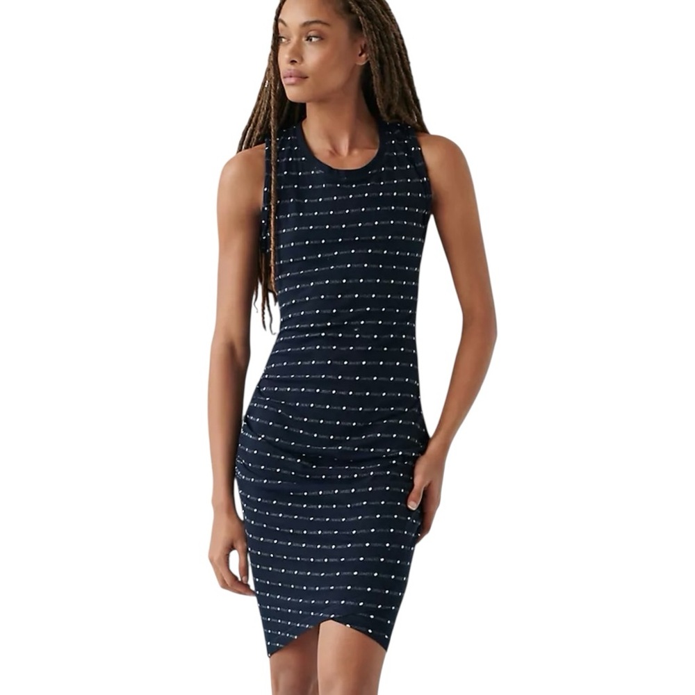 Anthropologie Saturday Sunday Caryn Body Con Pullover Tank Mini Dress Women's S